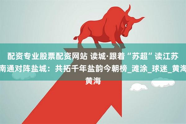 配资专业股票配资网站 读城·跟着“苏超”读江苏南通对阵盐城：共拓千年盐韵今朝榜_滩涂_球迷_黄海